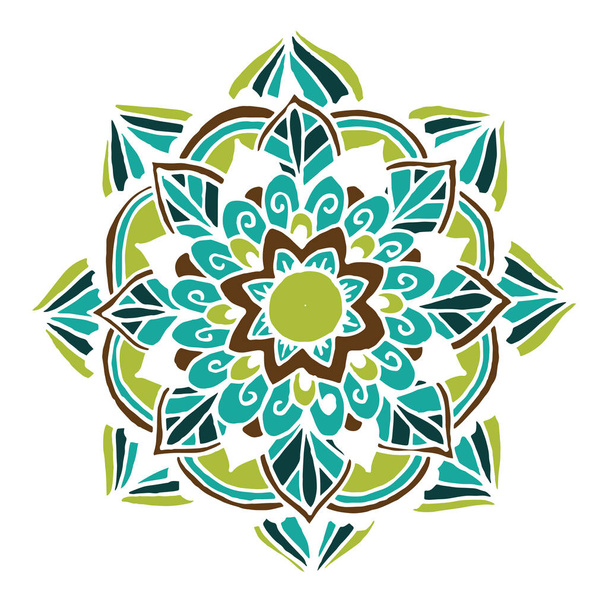 Zentangle mandala  in vector - Вектор,изображение