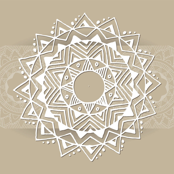 A vektor Zentangle mandala - Vektor, kép