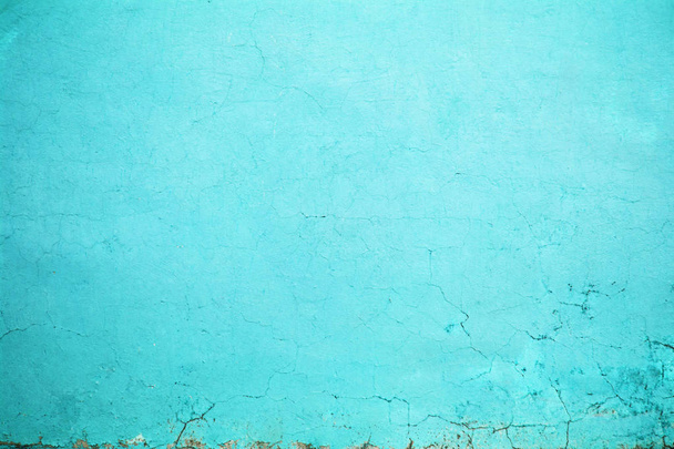 kolor ściany tekstura turkus, zbliżenie konstrukcji betonowej jak u - Zdjęcie, obraz