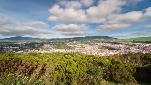 Angra do Heroismo na ostrově Terceira, Azory, časová prodleva - Záběry, video