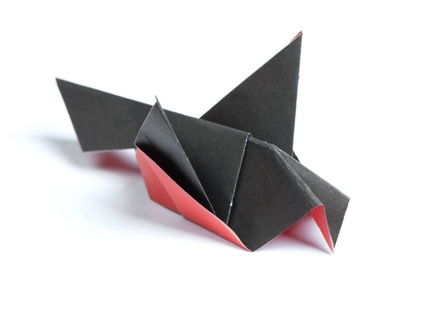 Origami bullfinch isolated - Zdjęcie, obraz