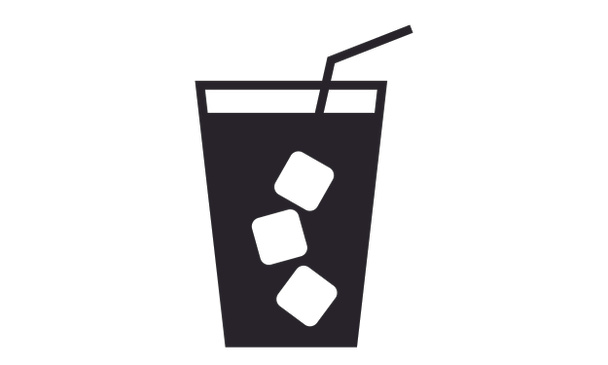 Piktogram - Cocktail, Cocktail glass - Symbol obiektu, ikona, - Zdjęcie, obraz