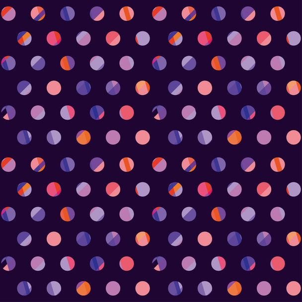 Konzept modernes Polka Dot nahtloses Muster, Oberflächengestaltung für Ba - Vektor, Bild