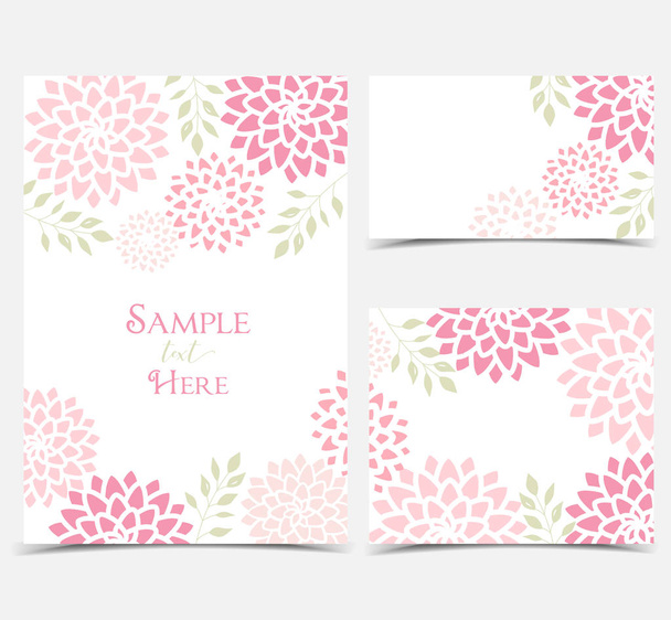 Vector Floral invitations - Vector, Image