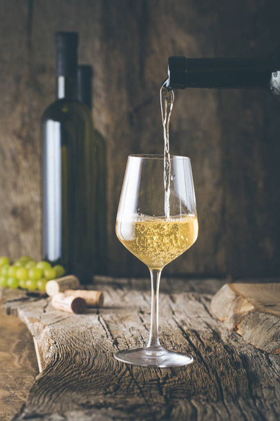 Wine in glass - Фото, зображення