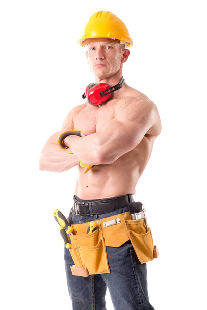 handsome construction worker  - Foto, afbeelding