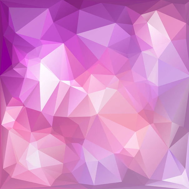 Lila vector háttér háromszögek, geometrikus minta rózsaszín sokszögek - Vektor, kép