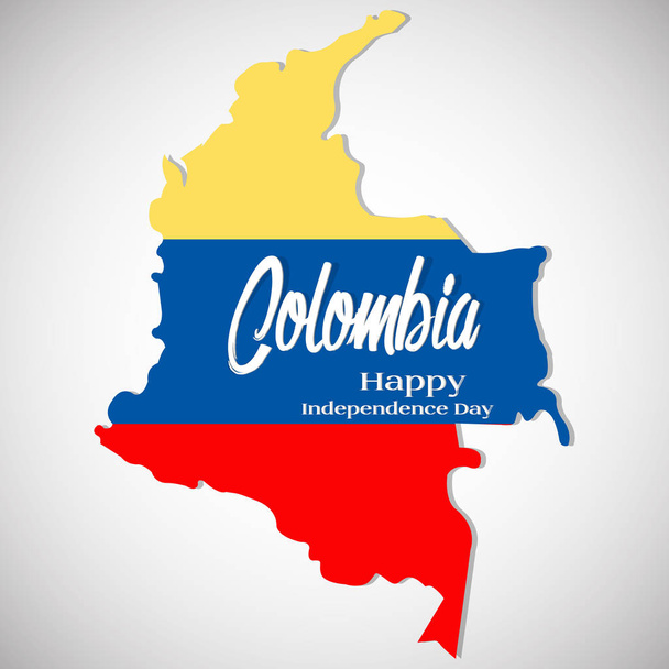 Ημέρα ανεξαρτησίας της Κολομβίας - Διάνυσμα, εικόνα