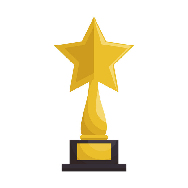trofeo premio icono de cine
 - Vector, Imagen