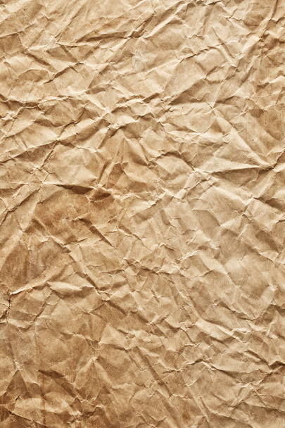 Beżowy zmięty papier - Zdjęcie, obraz