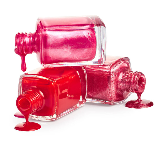 Vernis à ongles dégoulinant des bouteilles
 - Photo, image