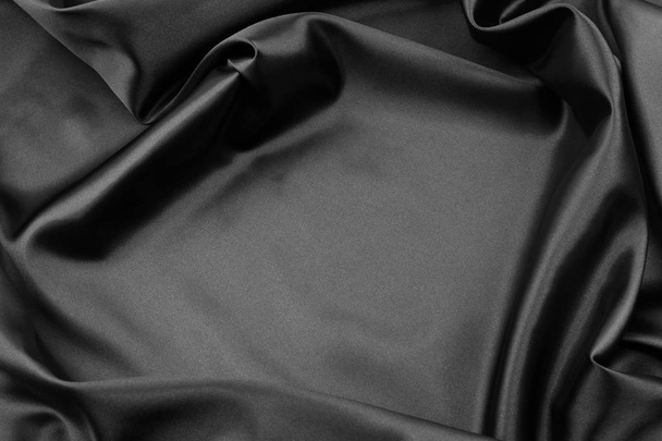 Чорні шовкові тканини
 - Фото, зображення