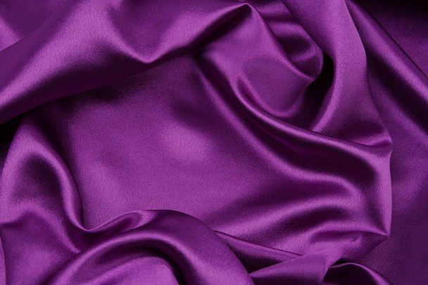 紫絹織物 - 写真・画像