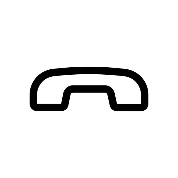 Téléphone mini ligne, icône
 - Vecteur, image