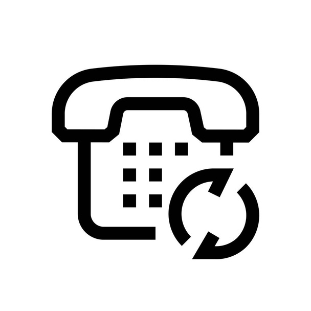 Phone mini line, icon - Vector, Image