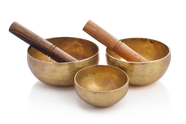 Tibetan handcrafted singing bowls - Fotografie, Obrázek