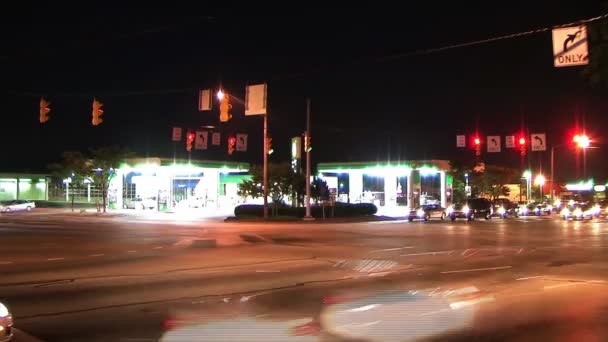Busy Intersection Time-Lapse - Footage, Video