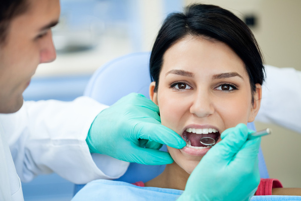 Dental examining - Foto, Imagem