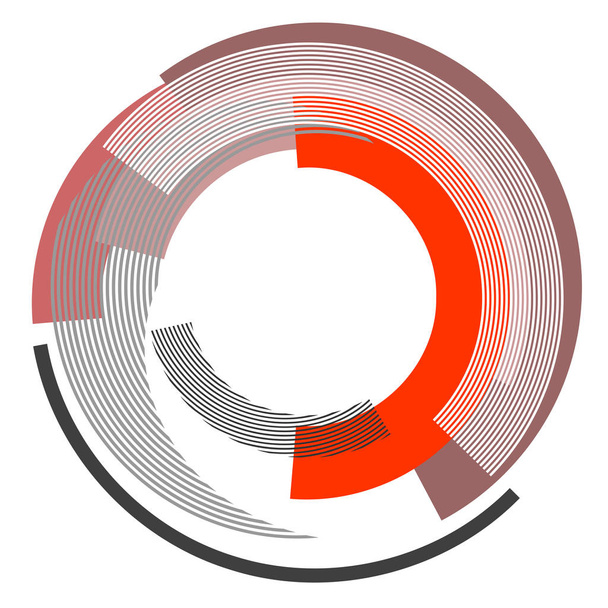 Abstract circle design element. - Vector, Image