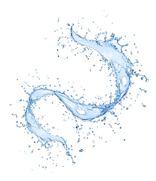 Water splashes isolated on white - Photo, image
