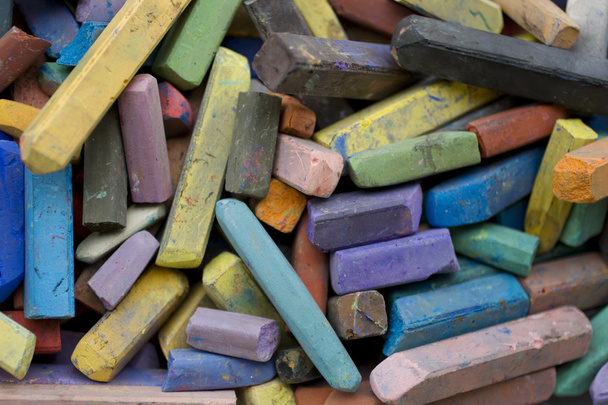 Colored chalks - Photo, Image