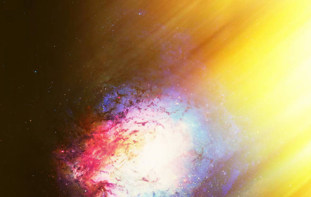 Espaço cósmico e estrelas, cor cósmica fundo abstrato. Efeito de luz no espaço
. - Foto, Imagem