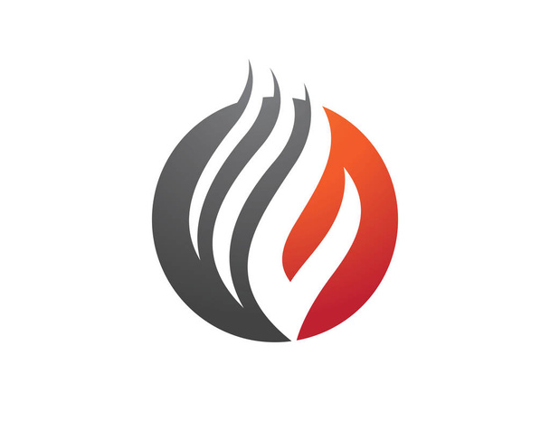 oheň plamen balí logo - Vektor, obrázek