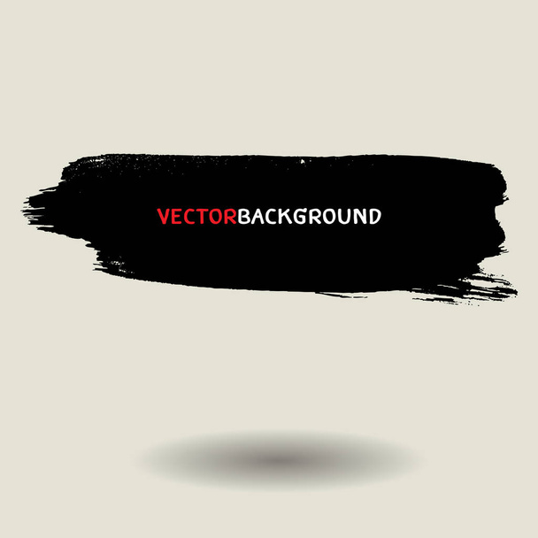 black brush texture background set - Vektori, kuva