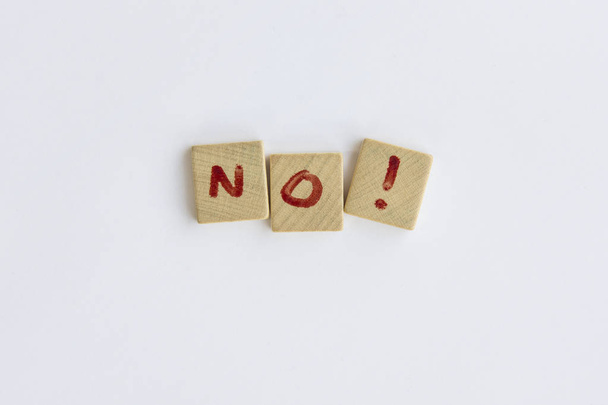 The word "no" - Foto, Bild