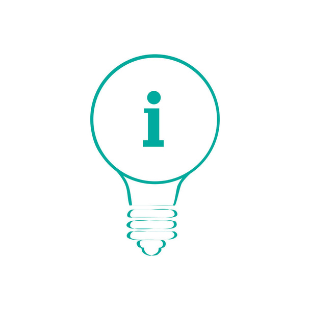 Lámpara icono simple
 - Vector, imagen