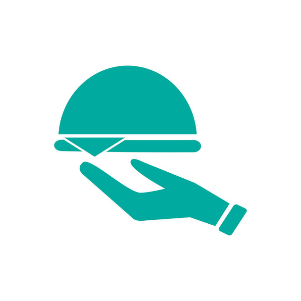 camarero icono simple
 - Vector, Imagen