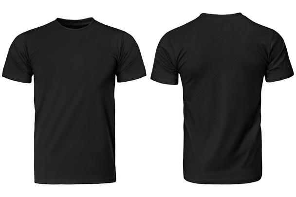 T-shirt noir, vêtements
 - Photo, image