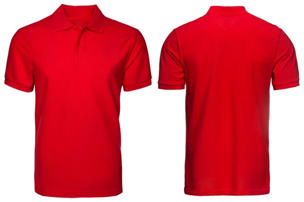 rotes Poloshirt, Kleidung - Foto, Bild