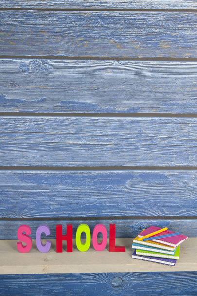 School in colorful letters - Foto, afbeelding