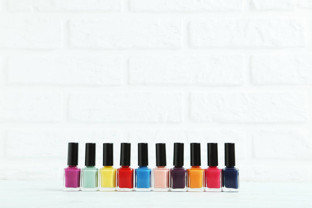 Bottles of nail polish - Фото, зображення