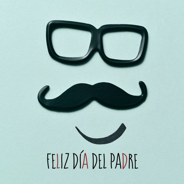 tekst gelukkig vaders dag in het Spaans - Foto, afbeelding