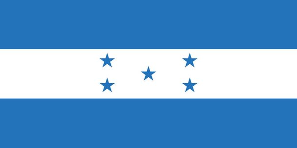 Vlag van Honduras - Vector, afbeelding