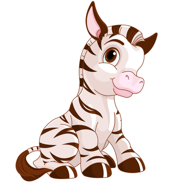 very cute Zebra - Vektor, kép