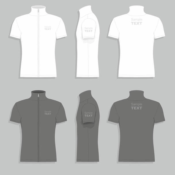 πρότυπο σχεδίασης t-shirt των ανδρών - Διάνυσμα, εικόνα