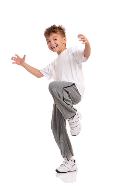 Boy dancing - Zdjęcie, obraz