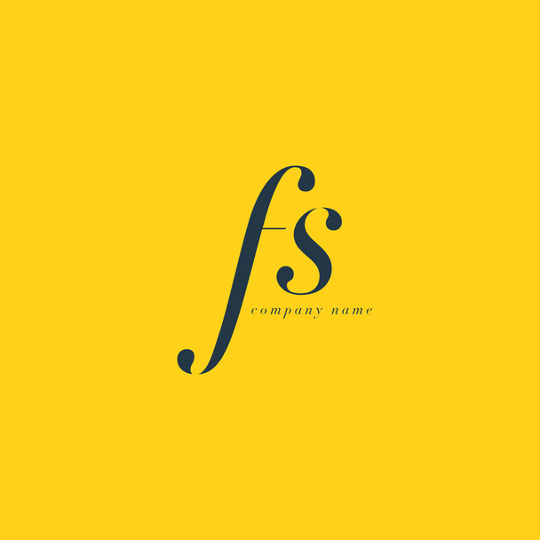 Plantilla de logotipo FS Letters
 - Vector, Imagen