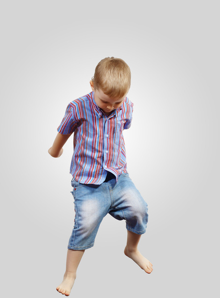 Happy kid jumping - Foto, Imagen