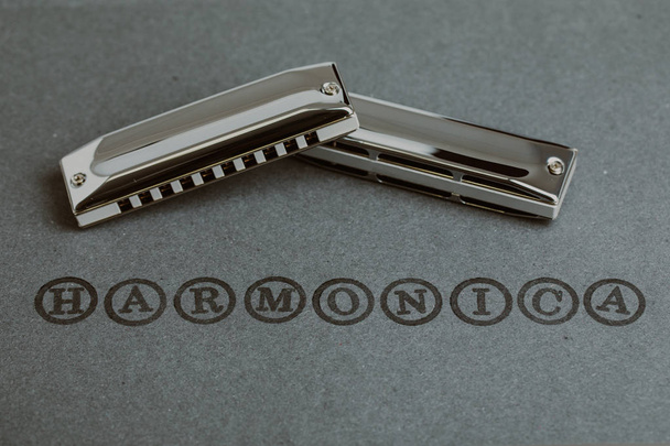 blues diatonic harmonicas - Photo, Image