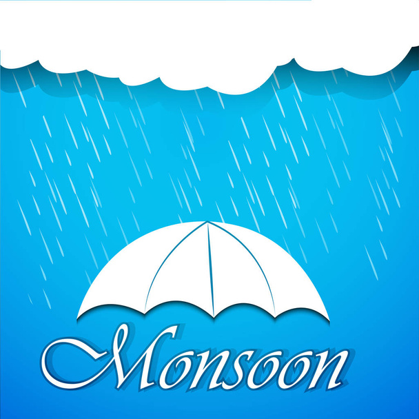 Creative Monsoon Abstract - Vector, Image