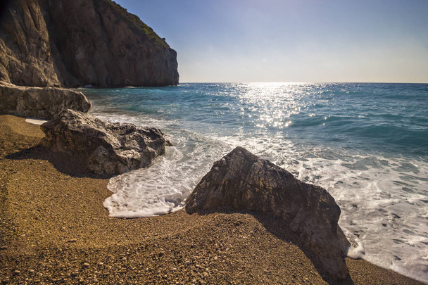 Берег моря на узбережжі Іонічне море - Фото, зображення
