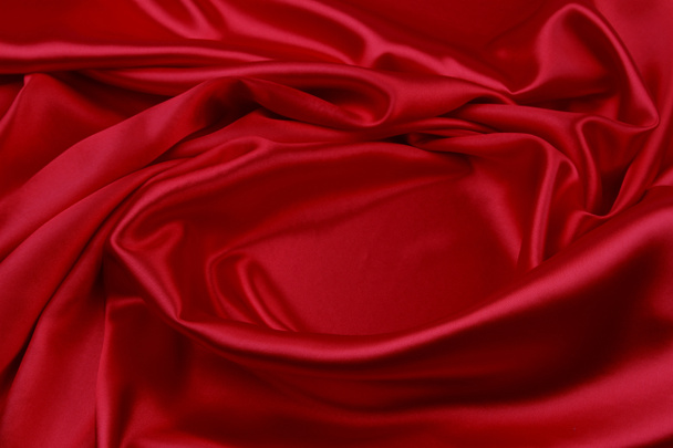 Red silk fabric - Photo, Image