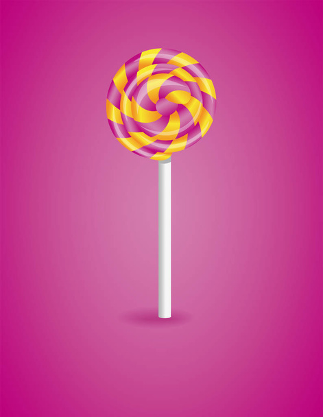Ilustración vectorial con dulces
. - Vector, Imagen