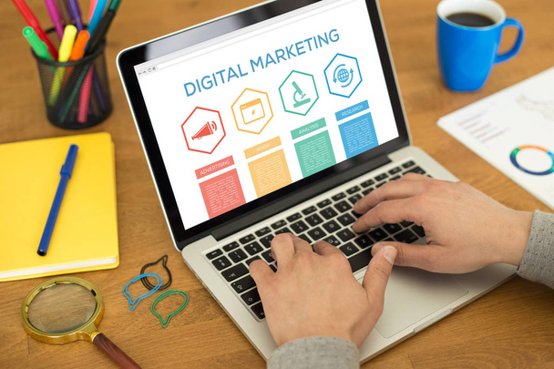 Digital Marketing concept  - Fotó, kép