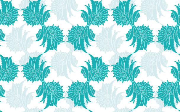 Classic floral damask seamless pattern - Vektor, kép