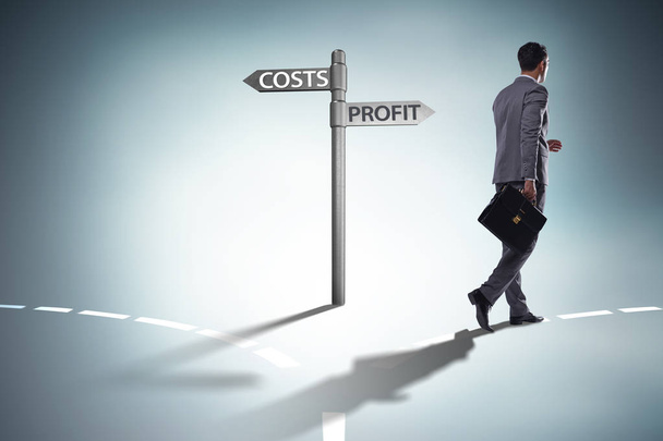 Businessman in difficult choice concept - Photo, Image